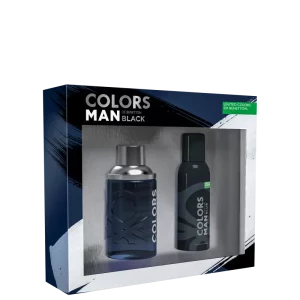 Conjunto Colors Man Black Benetton Masculino – Eau de Toilette 100ml + Gel de Banho 75ml