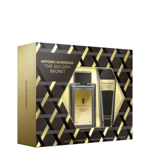 Conjunto The Golden Secret Antonio Banderas Masculino – Eau de Toilette 100ml + Pós-Barba 75ml