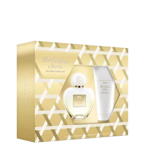 Conjunto Her Golden Secret Antonio Banderas – Eau de Toilette 80ml + Loção Corporal 75ml