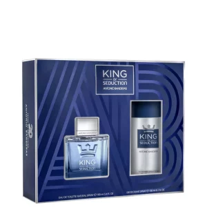 Conjunto King of Seduction Deo Antonio Banderas Masculino – Eau de Toilette 100ml + Desodorante 150ml