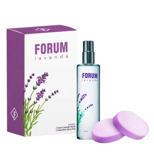 Forum Lavanda Forum – Feminino – Deo Colônia – Perfume + Sabonetes – Kit