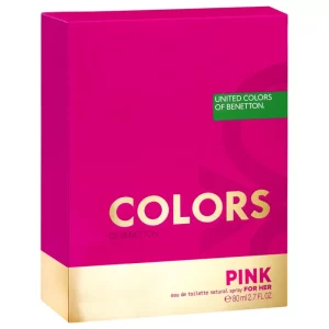 Conjunto Colors Pink Benetton Eau de Toilette – Perfume Feminino 80ml