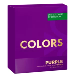 Colors Purple Benetton Eau de Toilette – Perfume Feminino 80ml