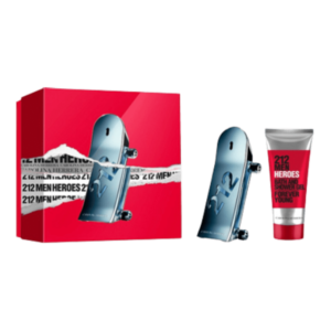 Kit 212 Heroes Man – Carolina Herrera, Masculino (Perfume Edt 90ml + Gel de Banho 100ml)