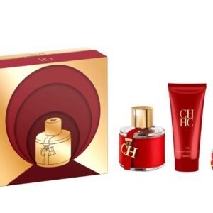 Kit CH – Carolina Herrera, Feminino (Perfume EDT 100ml + Hidratante + Miniatura)